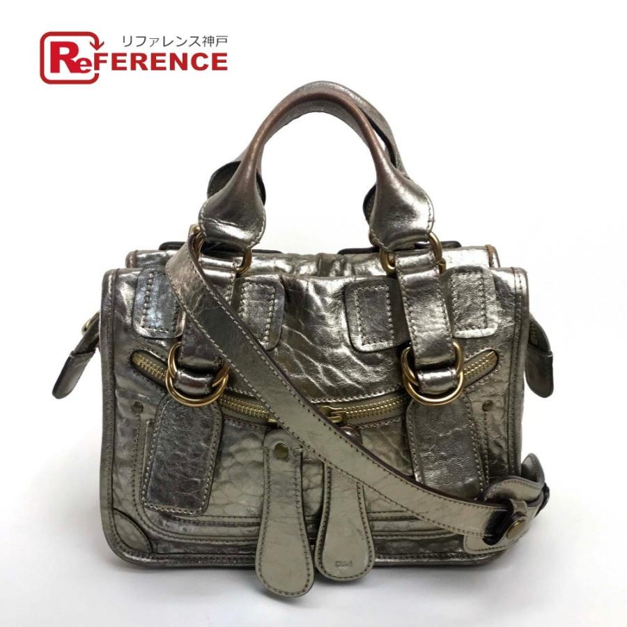 Chloe クロエ ハンドバッグ ショルダーバッグ ベイ 2wayバッグ レザー ゴールド レディース | Chloe
