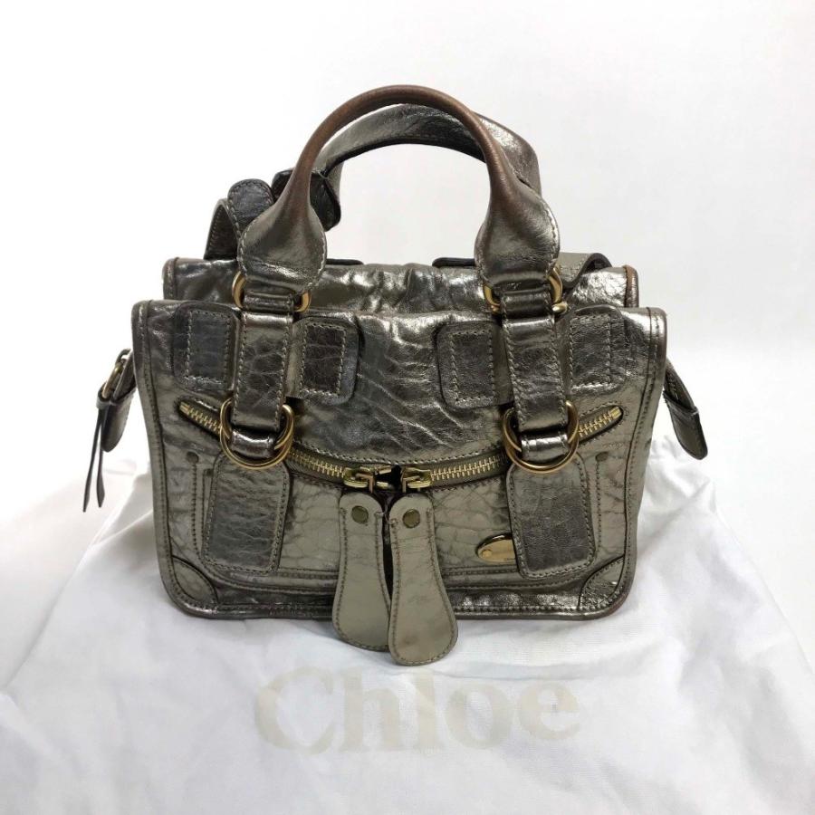 Chloe クロエ ハンドバッグ ショルダーバッグ ベイ 2wayバッグ レザー ゴールド レディース | Chloe | 10