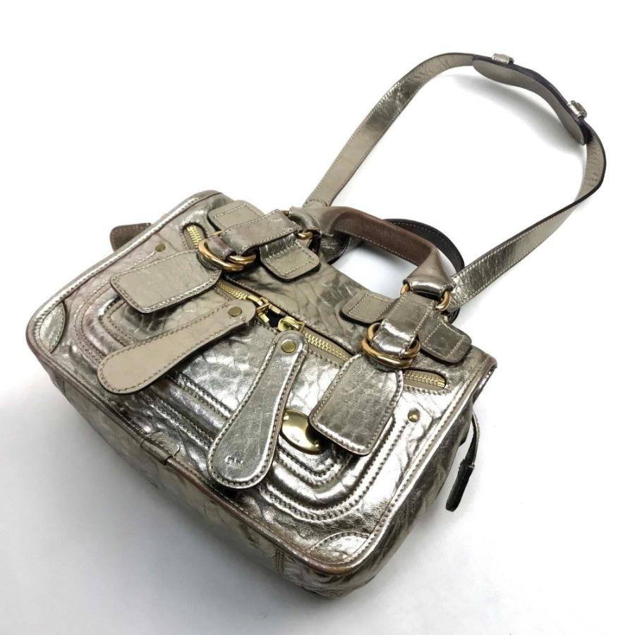 Chloe クロエ ハンドバッグ ショルダーバッグ ベイ 2wayバッグ レザー ゴールド レディース | Chloe | 04