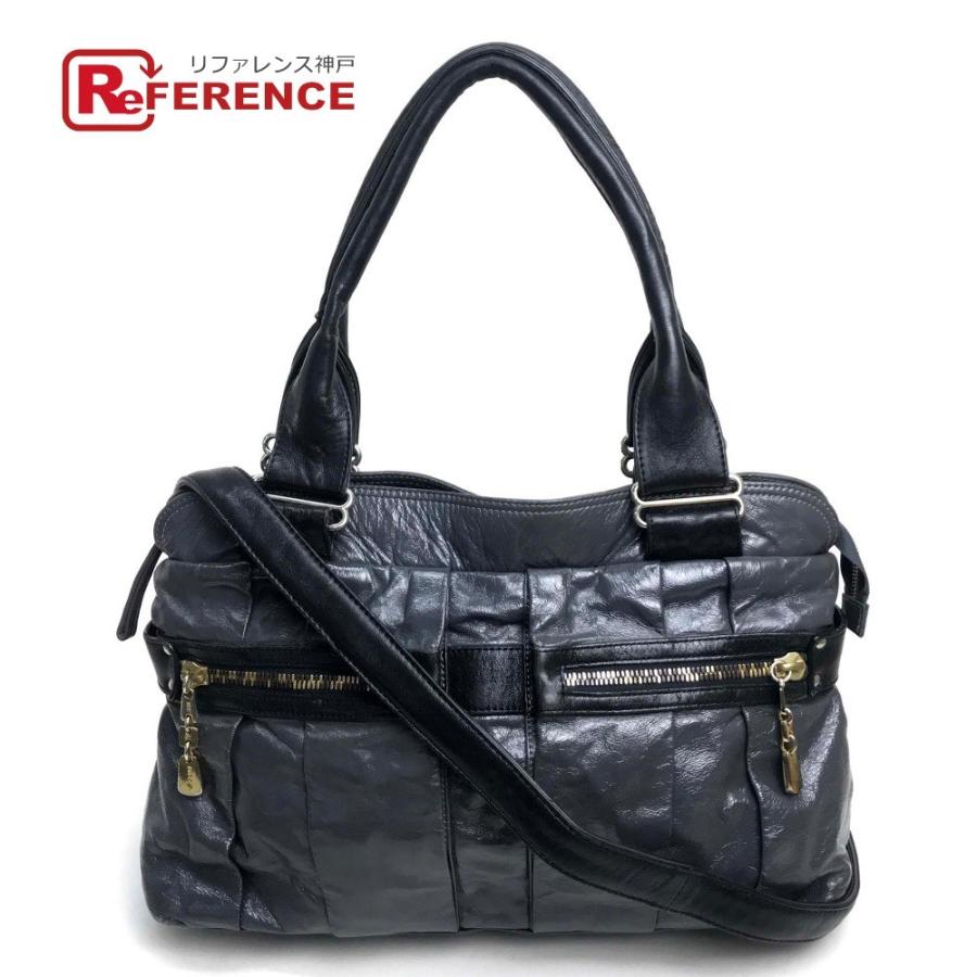 SEE BY CHLOE シーバイクロエ ハンドバッグ トートバッグ デイトリッパー ショルダーバッグ エナメル グレー | SEE BY CHLOE