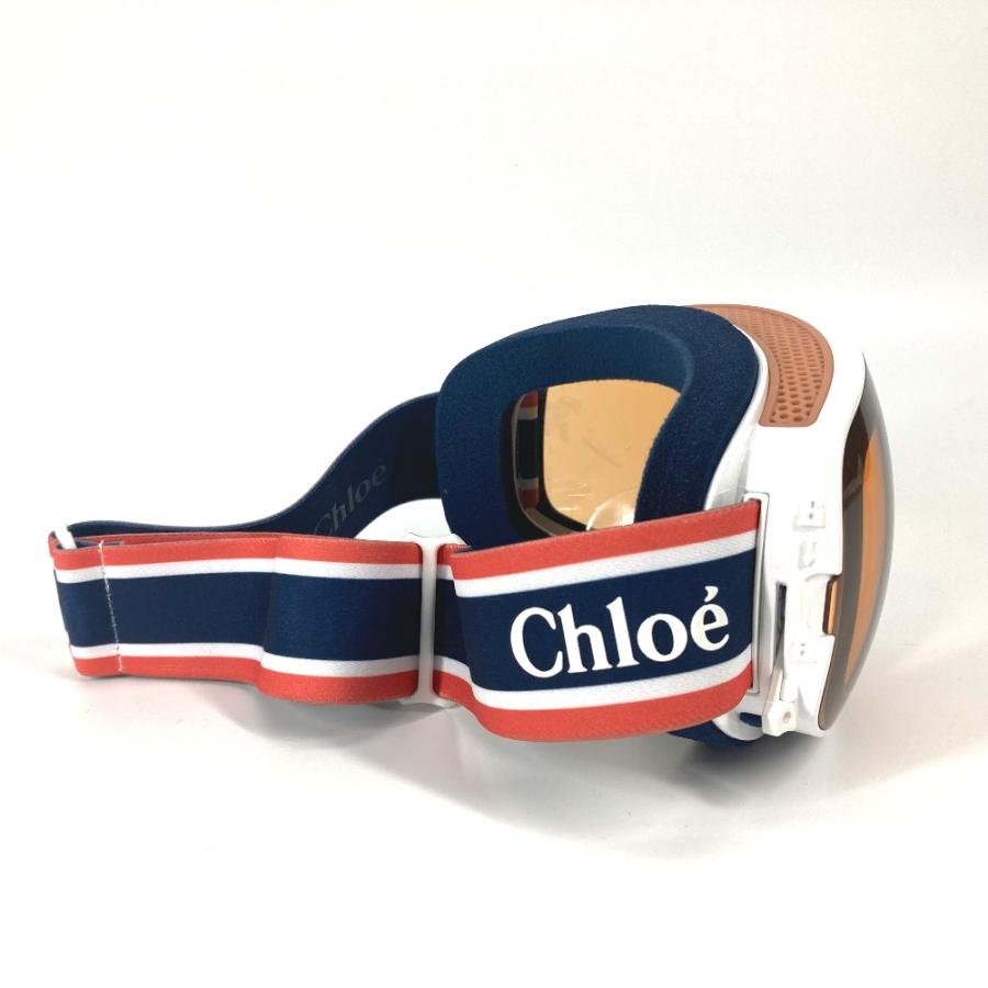 未使用 Chloe クロエ cassidy スキーゴーグル スノーゴーグル サングラス メガネ 眼鏡 ドラゴン Dragon コラボ サングラス オレンジ レディース【中古】 | Chloe | 02
