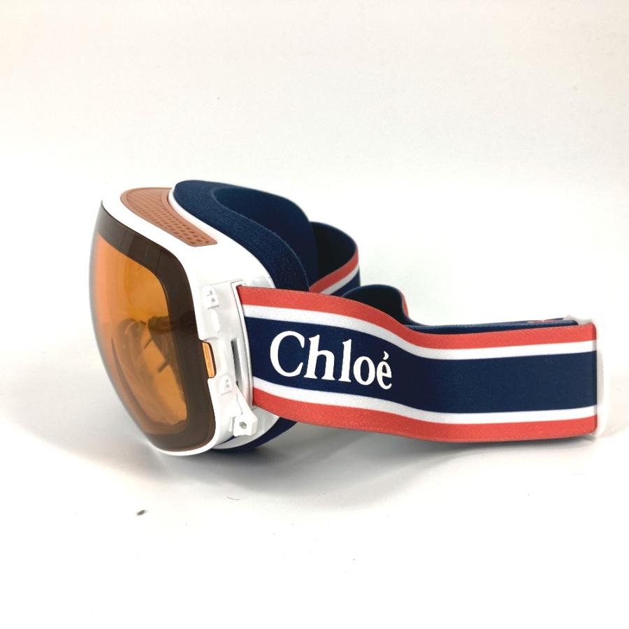 未使用 Chloe クロエ cassidy スキーゴーグル スノーゴーグル サングラス メガネ 眼鏡 ドラゴン Dragon コラボ サングラス オレンジ レディース【中古】 | Chloe | 03