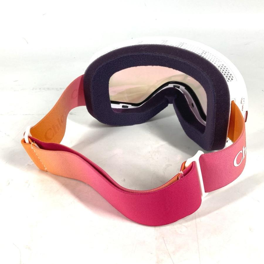 美品 Chloe クロエ cassidy スキーゴーグル スノーゴーグル サングラス メガネ 眼鏡 ドラゴン Dragon コラボ サングラス ホワイト【中古】 | Chloe | 02