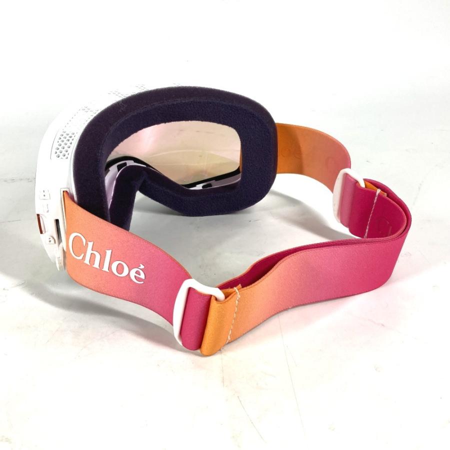 美品 Chloe クロエ cassidy スキーゴーグル スノーゴーグル サングラス メガネ 眼鏡 ドラゴン Dragon コラボ サングラス ホワイト【中古】 | Chloe | 03