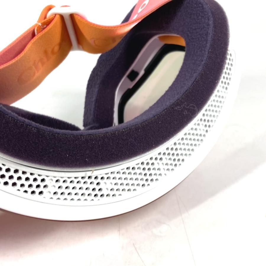 美品 Chloe クロエ cassidy スキーゴーグル スノーゴーグル サングラス メガネ 眼鏡 ドラゴン Dragon コラボ サングラス ホワイト【中古】 | Chloe | 07