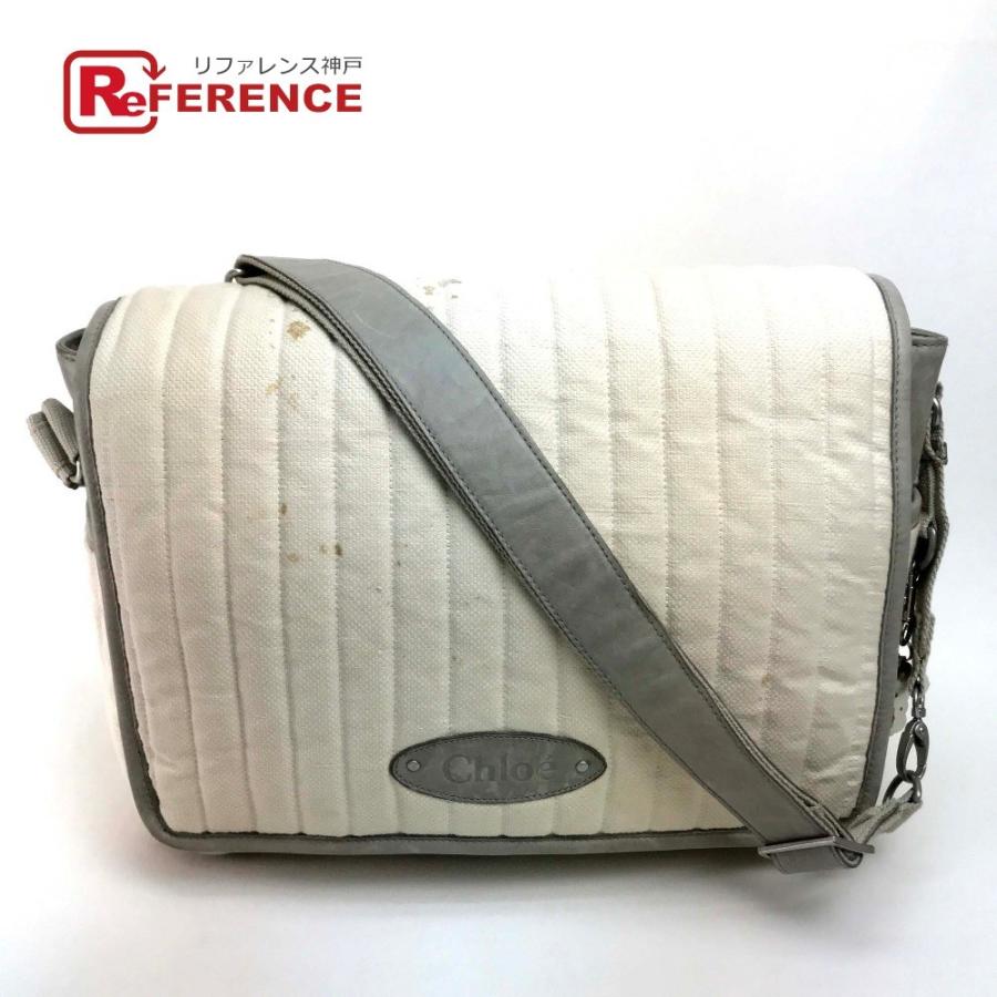 Chloe クロエ マザーズバッグ ベビー ショルダーバッグ キャンバス