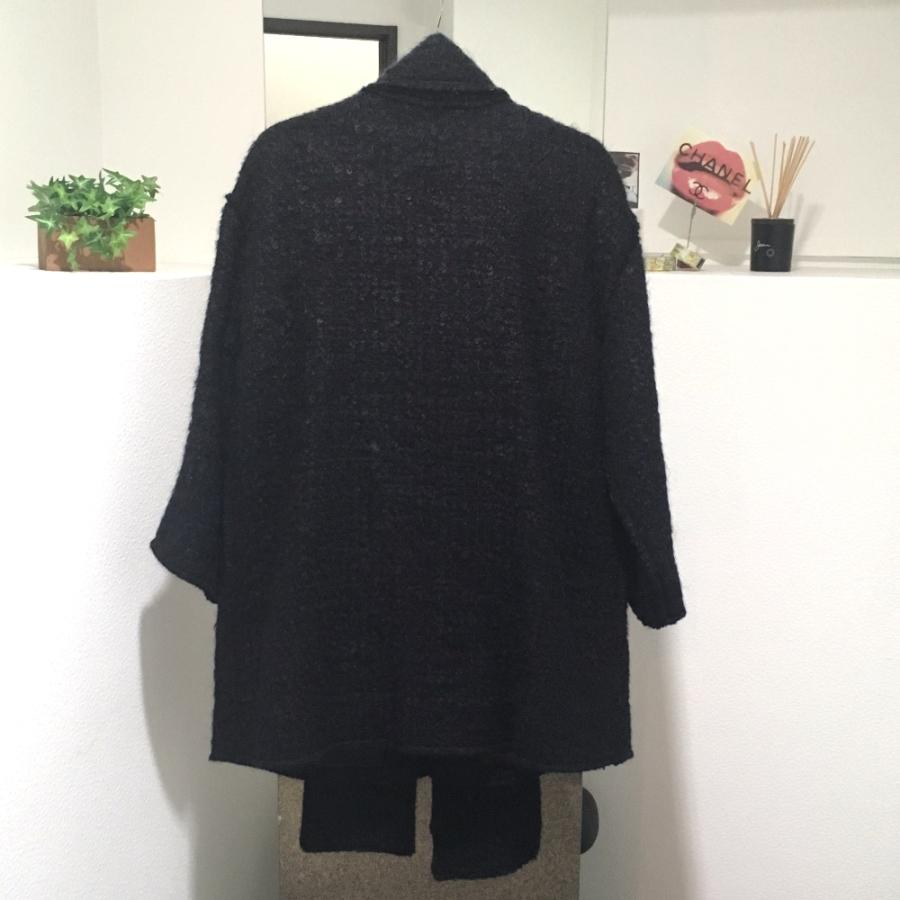 未使用 DOLCE&GABBANA ドルチェアンドガッバーナ F0O07T ロングコート S マフラー付き レディース 黒 |  | 01