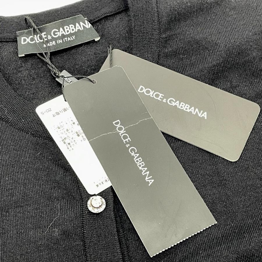 未使用 DOLCE&GABBANA ドルチェアンドガッバーナ FNL19K クリスタルボタン 長袖カーディガン カシミヤ |  | 07
