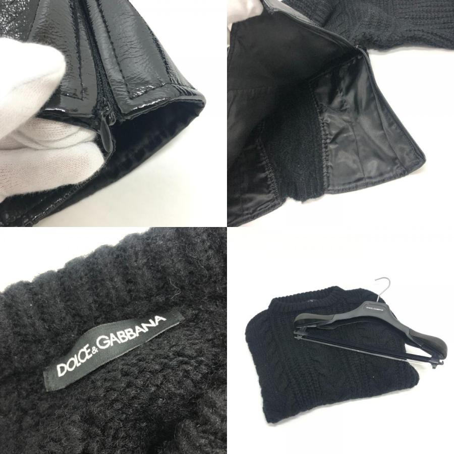 新品同様 DOLCE&GABBANA ドルチェアンドガッバーナ ケーブル編み エナメル 長袖 セーター ニット ニット長袖 セーターレディース【中古】 |  | 09