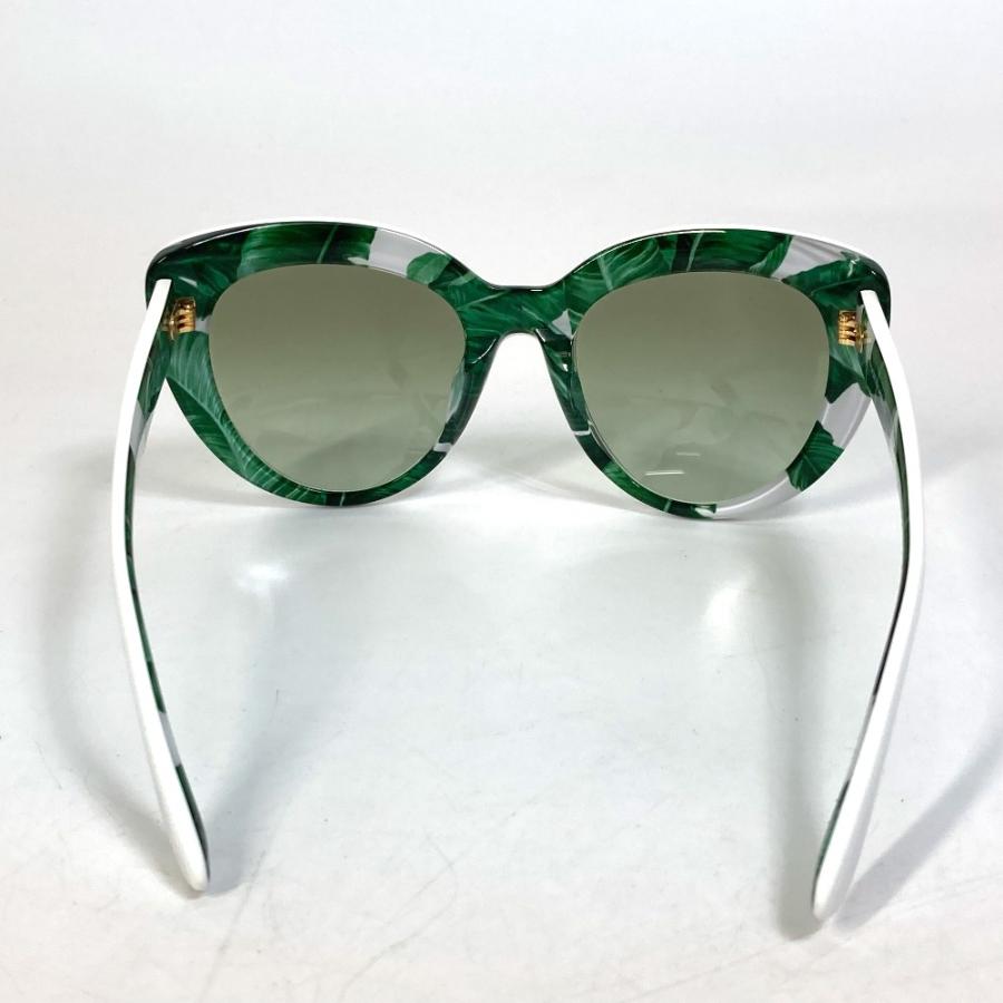 DOLCE&GABBANA ドルチェアンドガッバーナ DG4287-F 小物 サングラス プラスチック ホワイト×グリーン レディース【中古】新品同様 |  | 02