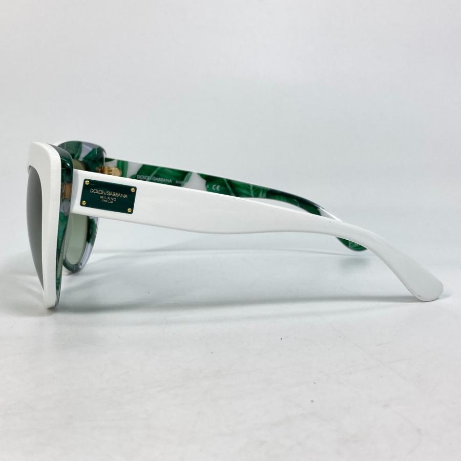 DOLCE&GABBANA ドルチェアンドガッバーナ DG4287-F 小物 サングラス プラスチック ホワイト×グリーン レディース【中古】新品同様 |  | 06