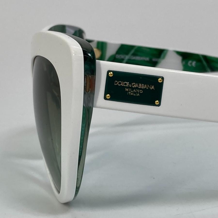 DOLCE&GABBANA ドルチェアンドガッバーナ DG4287-F 小物 サングラス プラスチック ホワイト×グリーン レディース【中古】新品同様 |  | 07