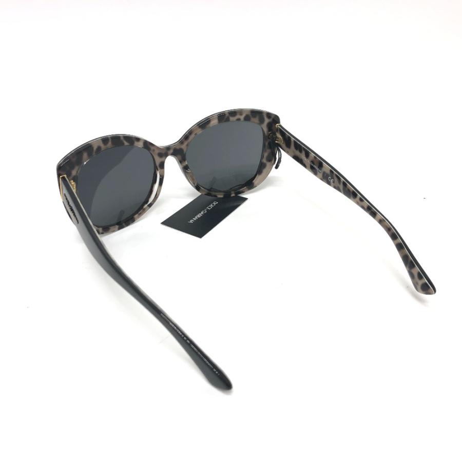 未使用 DOLCE&GABBANA ドルチェアンドガッバーナ DG4233F レオパード サングラス アパレル小物 小物 サングラス ブラック 【中古】 |  | 04