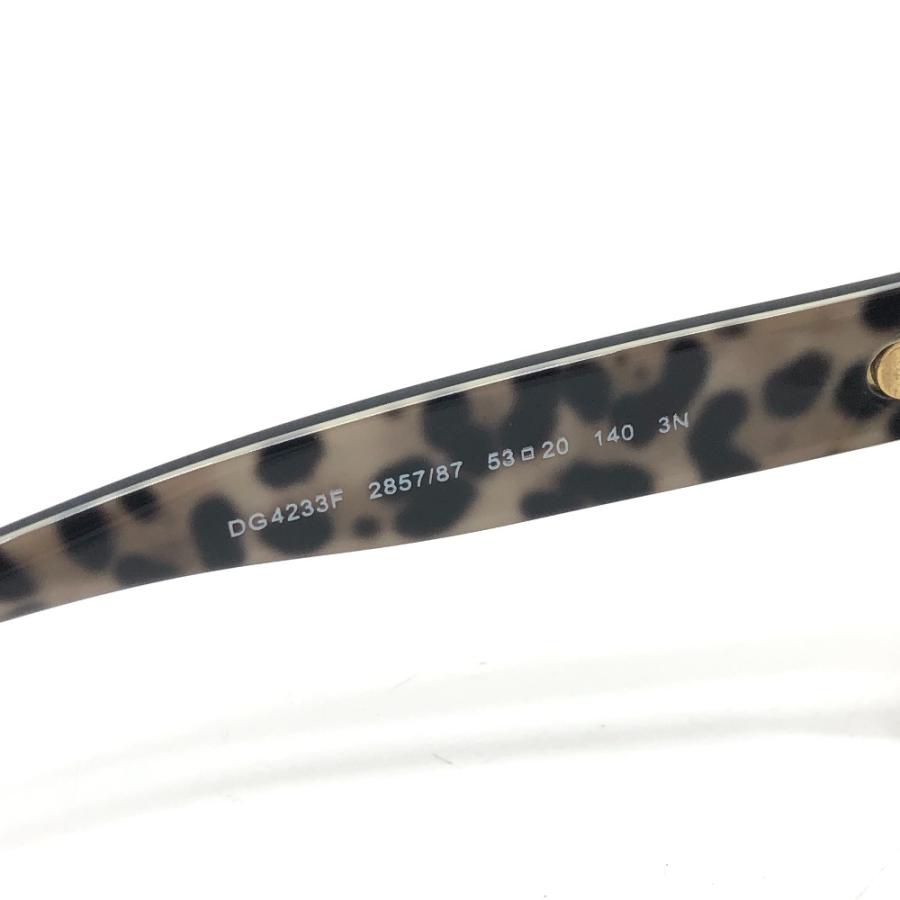 未使用 DOLCE&GABBANA ドルチェアンドガッバーナ DG4233F レオパード サングラス アパレル小物 小物 サングラス ブラック 【中古】 |  | 06