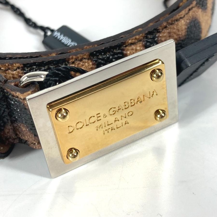 美品 DOLCE&GABBANA ドルガバ ロゴ レオパード 豹柄 ヒョウ ベルト