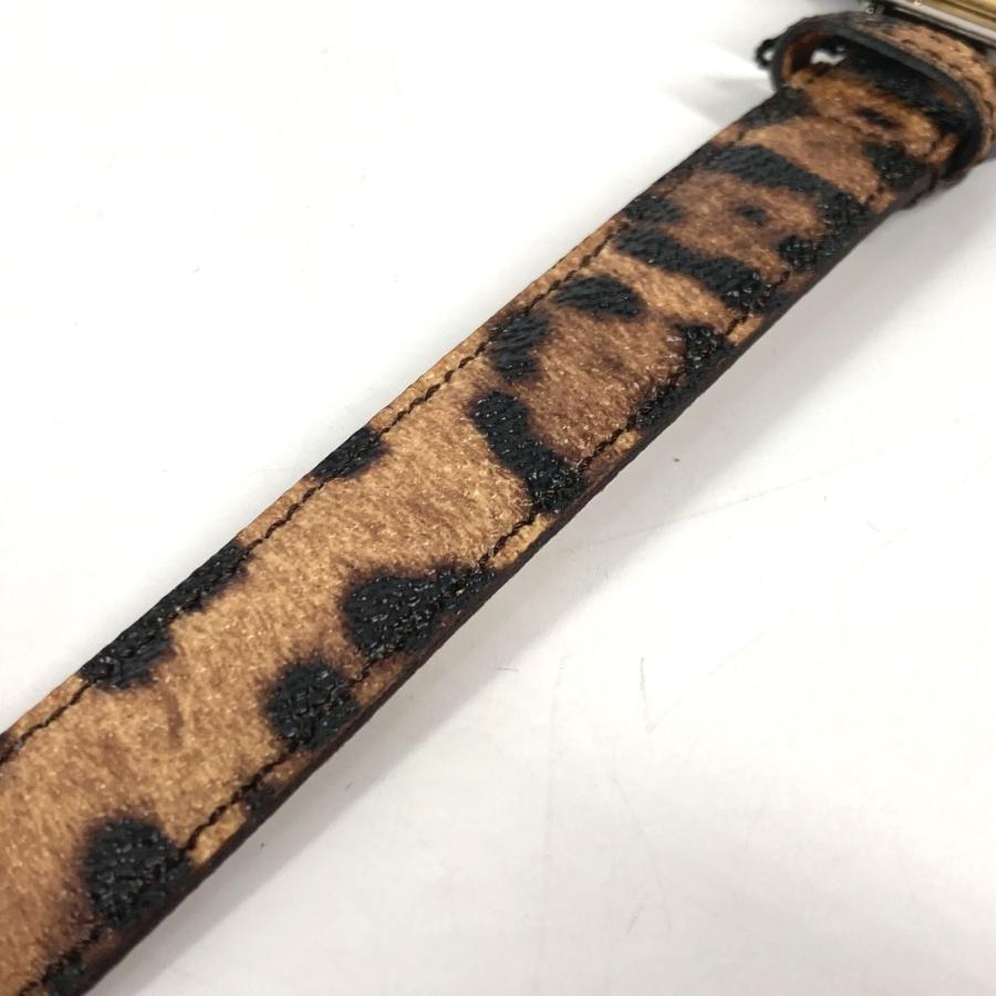 美品 DOLCE&GABBANA ドルガバ ロゴ レオパード 豹柄 ヒョウ ベルト