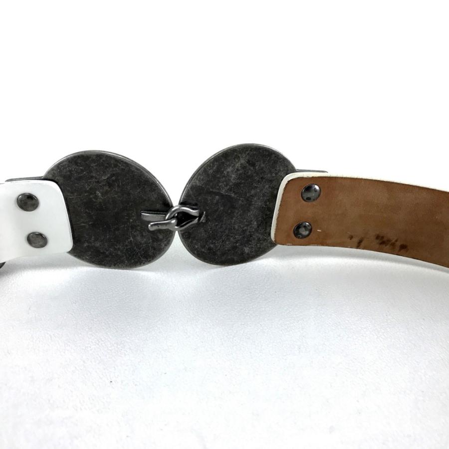 DOLCE&GABBANA ドルチェアンドガッバーナ  レディースベルト ベルト レザー ホワイト系 80/32 レディース |  | 03