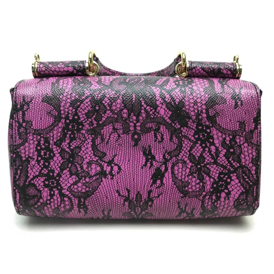 新品同様 DOLCE&GABBANA ドルチェアンドガッバーナ ミニハンドバッグ ウォレットバッグ レース柄 ショルダーバッグ. |  | 01