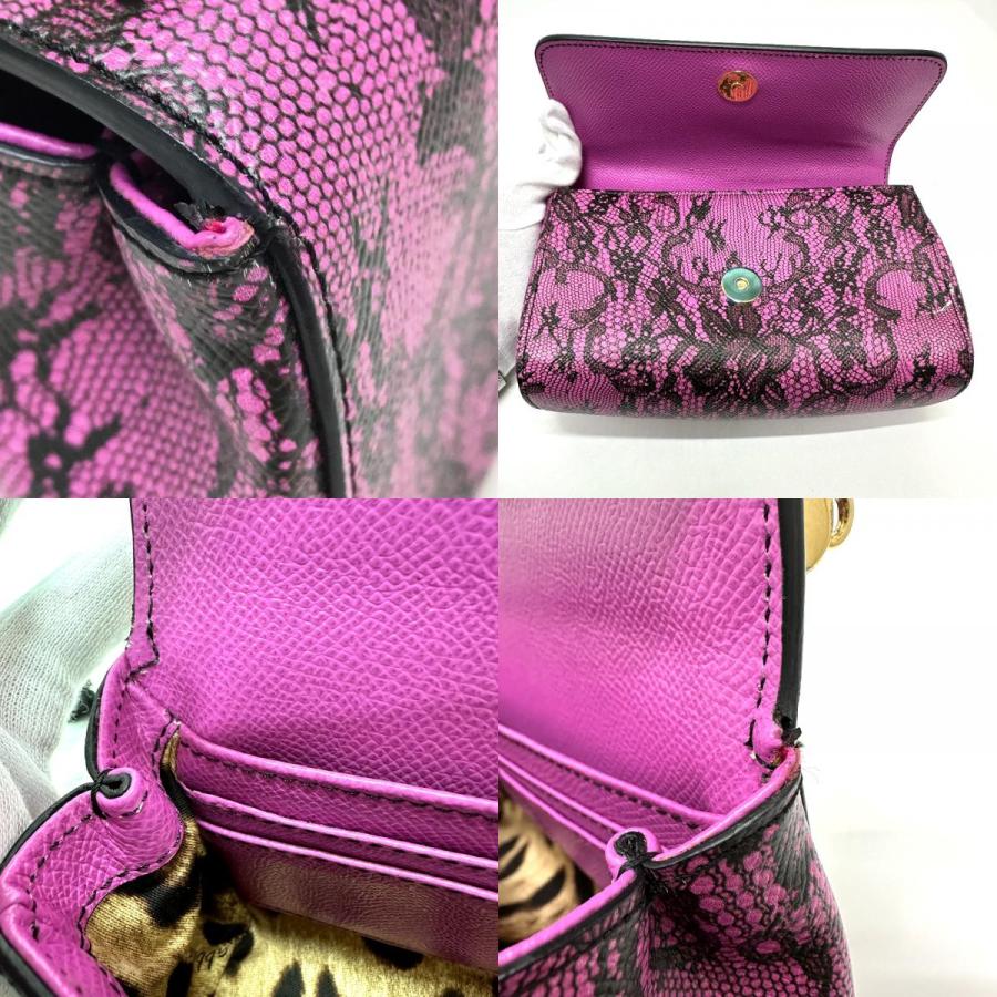 新品同様 DOLCE&GABBANA ドルチェアンドガッバーナ ミニハンドバッグ ウォレットバッグ レース柄 ショルダーバッグ. |  | 08