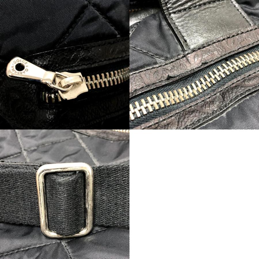 DOLCE&GABBANA ドルチェアンドガッバーナ キルティング 2WAYバッグ カバン バッグ 旅行バッグ ボストンバッグ ブラック メンズ【中古】 |  | 09