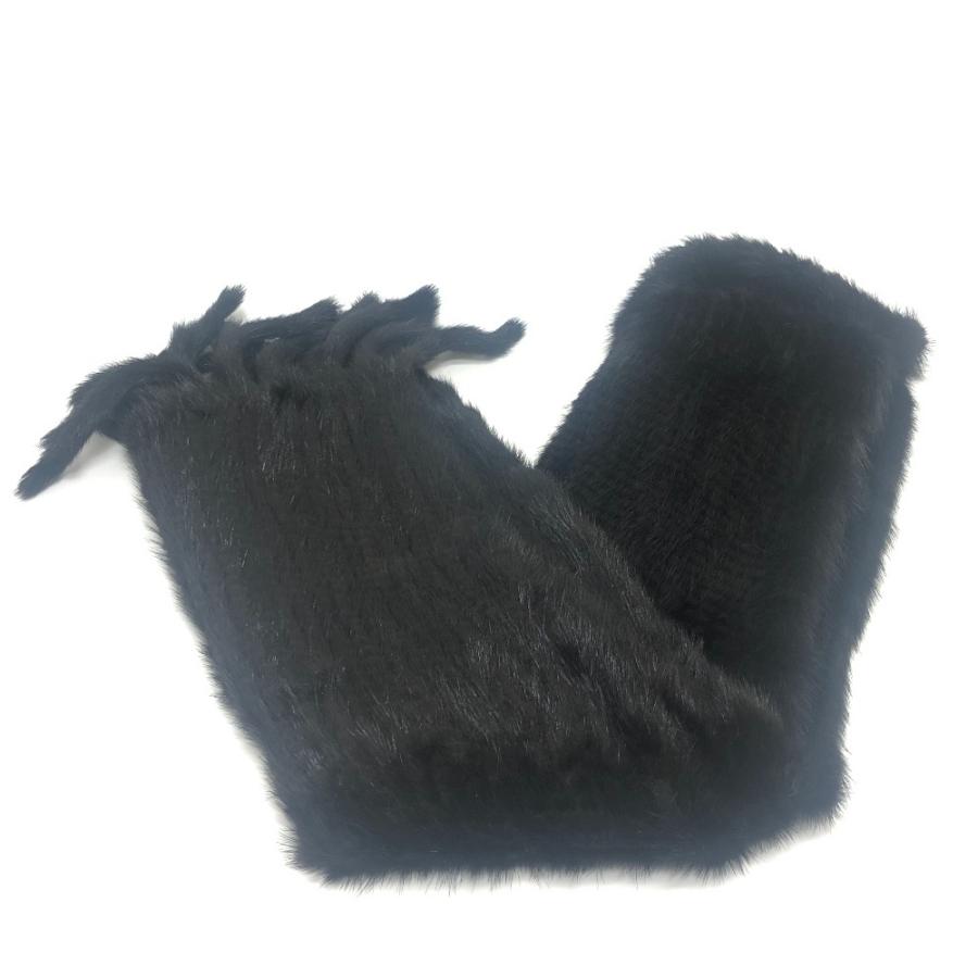 新品同様 DOLCE&GABBANA ドルチェアンドガッバーナ フリンジ マフラー ショール ショール ブラック レディース【中古】 |  | 01