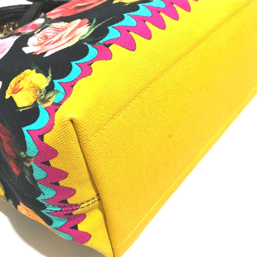 未使用 DOLCE&GABBANA ドルチェアンドガッバーナ 2WAYチェーンショルダー トートバッグ フラワー |  | 03