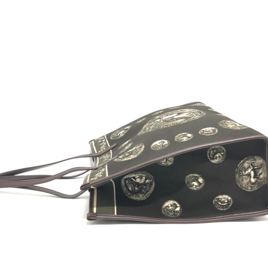 DOLCE&GABBANA ドルチェアンドガッバーナ コインモチーフ トートバック カバン ハンドバック トートバッグ ブラウン メンズ【中古】 |  | 03