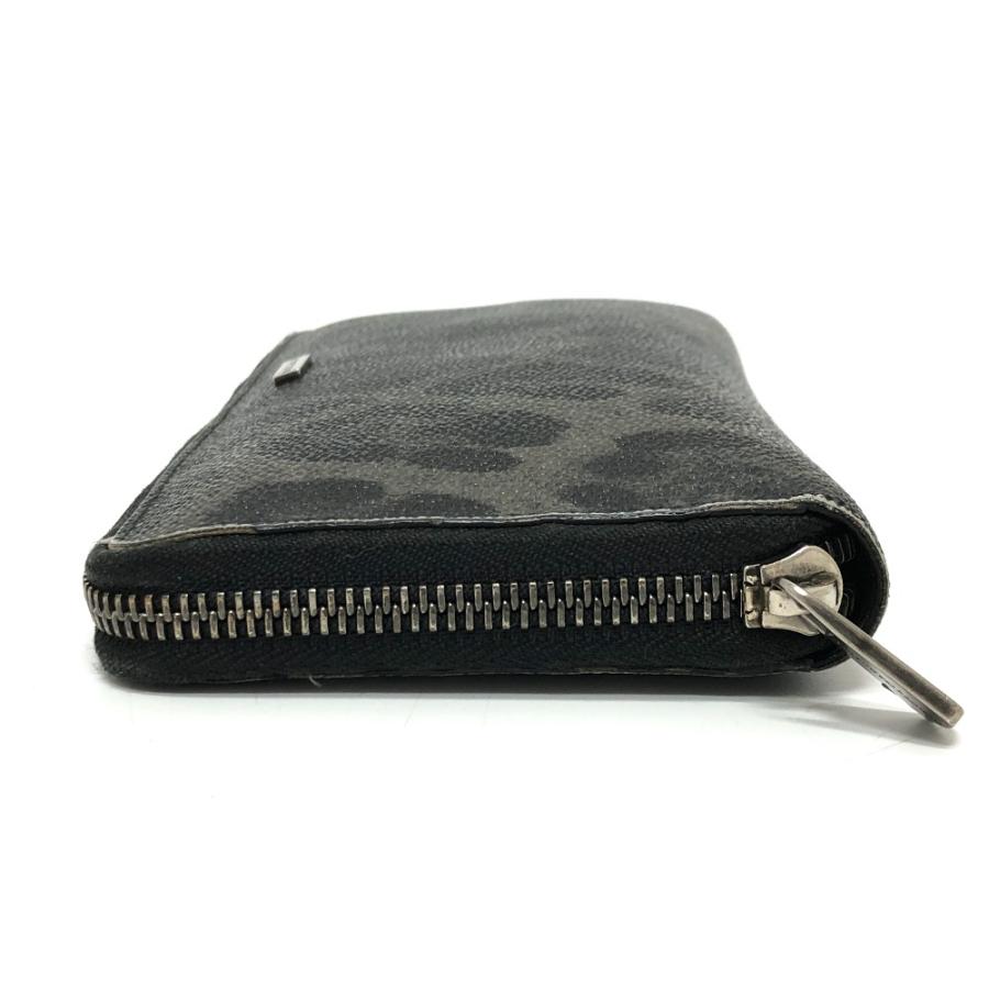 DOLCE&GABBANA ドルチェアンドガッバーナ レオパード ラウンド 長財布 財布 ウォレット 長財布 ブラック メンズ【中古】 |  | 02