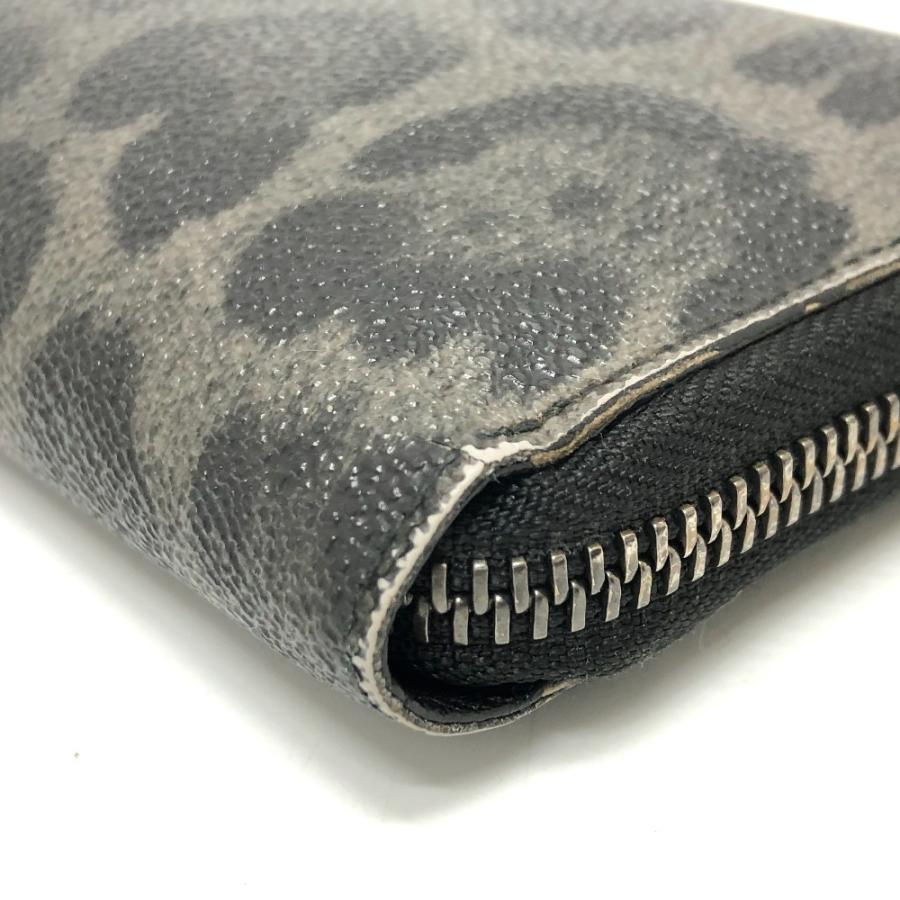 DOLCE&GABBANA ドルチェアンドガッバーナ レオパード ラウンド 長財布 財布 ウォレット 長財布 ブラック メンズ【中古】 |  | 05