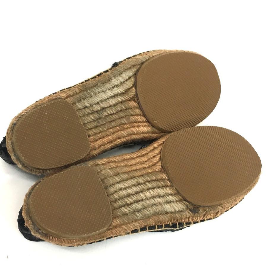 DOLCE&GABBANA ドルチェアンドガッバーナ 靴 シューズ エスパドリーユ 刺繍 花柄 シースルー レディース 黒 |  | 05