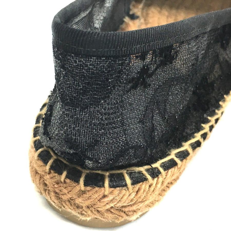 DOLCE&GABBANA ドルチェアンドガッバーナ 靴 シューズ エスパドリーユ 刺繍 花柄 シースルー レディース 黒 |  | 06