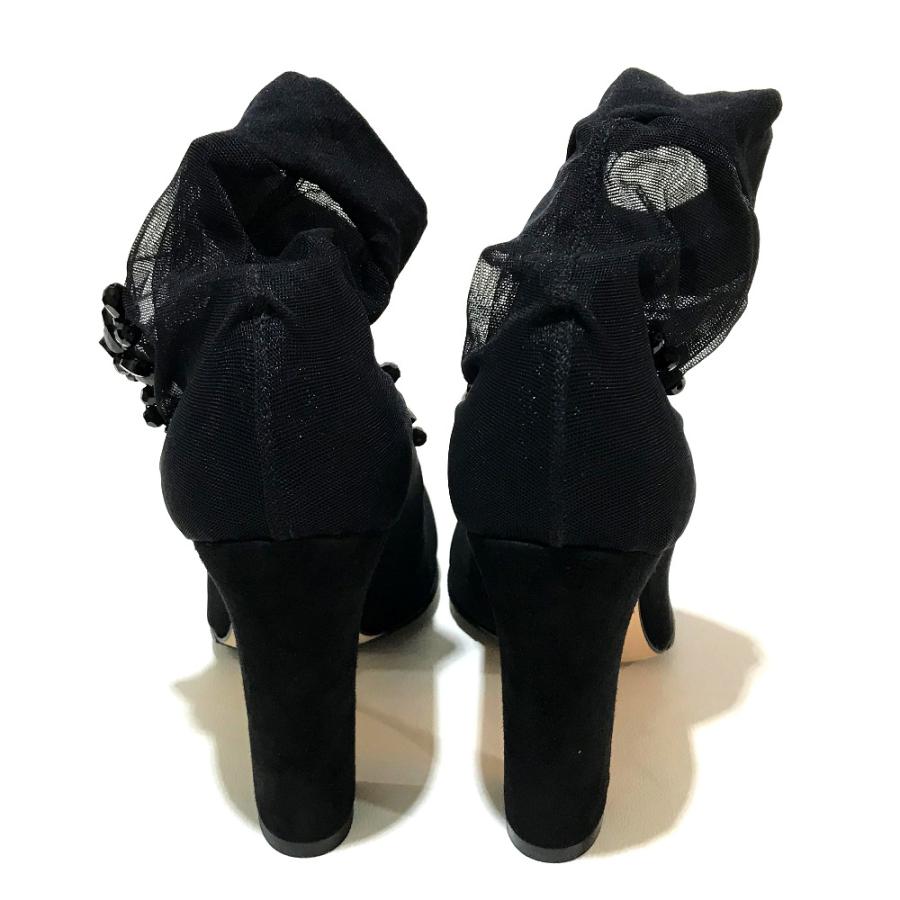 未使用 DOLCE&GABBANA ドルチェアンドガッバーナ ソックスブーツ アンクルブーツ フラワーモチーフ |  | 01