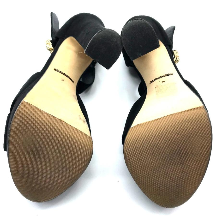 DOLCE&GABBANA ドルチェアンドガッバーナ オープントゥサンダル ハイヒール フロントクロス ビジュー サンダル |  | 05