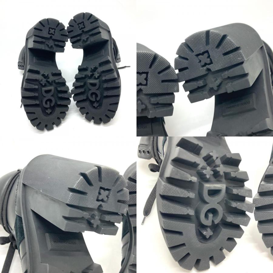 新品同様 DOLCE&GABBANA ドルチェアンドガッバーナ DG-84 トレッキング ブーツ 靴 ブーツ ブラック レディース【中古】 |  | 07