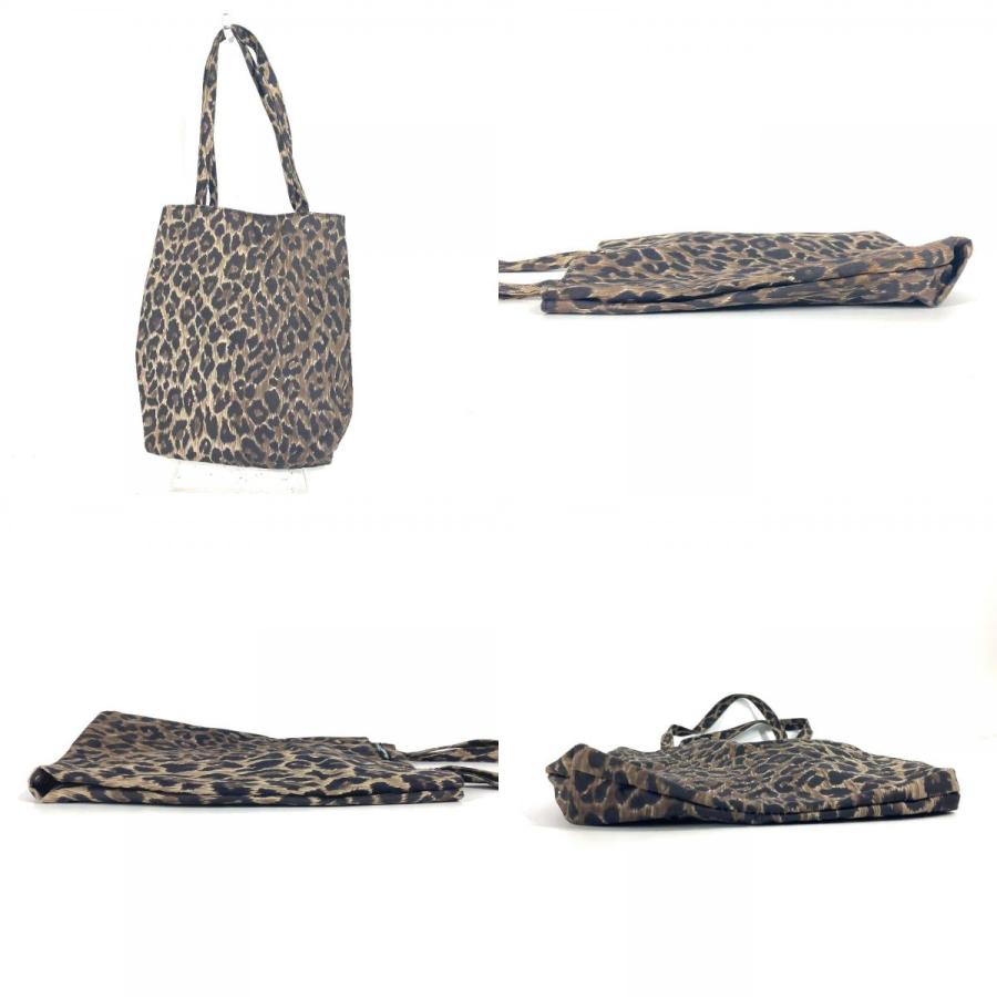 DOLCE&GABBANA ドルガバ レオパード 豹柄 ヒョウ エコバッグ ショルダーバッグ 肩掛け トートバッグ ハンドバッグ ブラウン【中古】 |  | 08