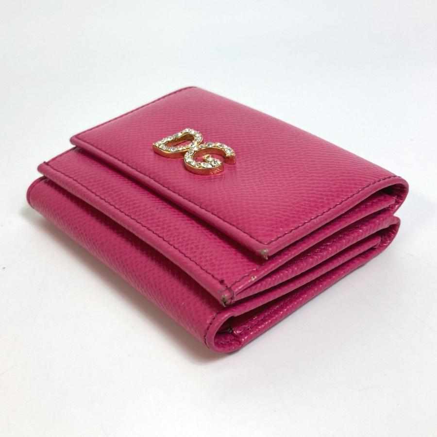 D&G ドルチェ&ガッバーナ ラインストーン タンクトップ XS ピンク DOLCE&GABBANA ドルチェアンドガッバーナ DGラインストーン コンパクト