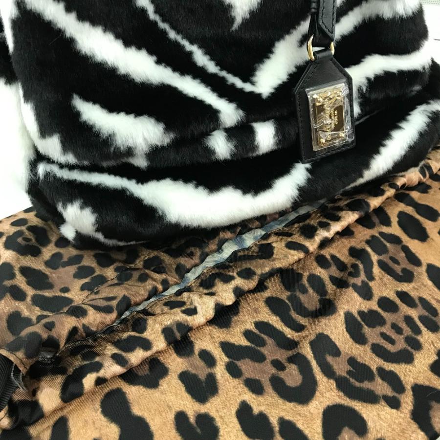 DOLCE&GABBANA ドルチェアンドガッバーナ シシリー ショルダーバッグ ハンドバッグ チャーム付 ゼブラ柄 |  | 06