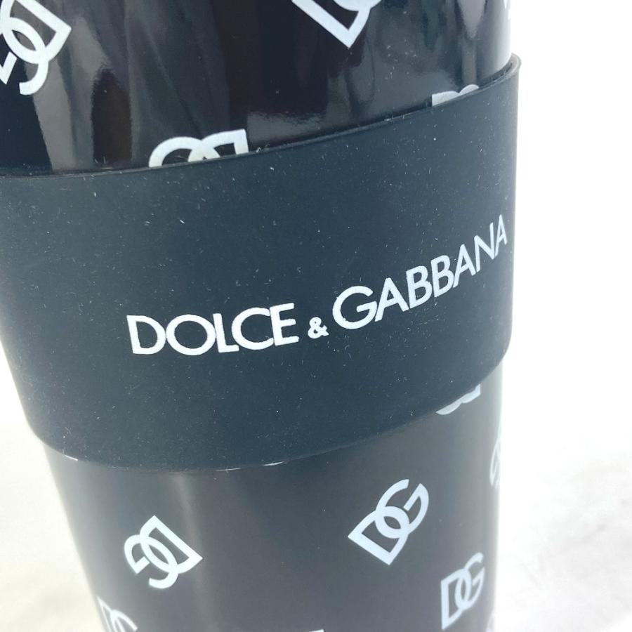 DOLCE&GABBANA ドルチェアンドガッバーナ DGロゴ 蓋付き 水筒 コップ カップ インテリア 食器 ボトル タンブラー ブラック 【中古】未使用 |  | 06