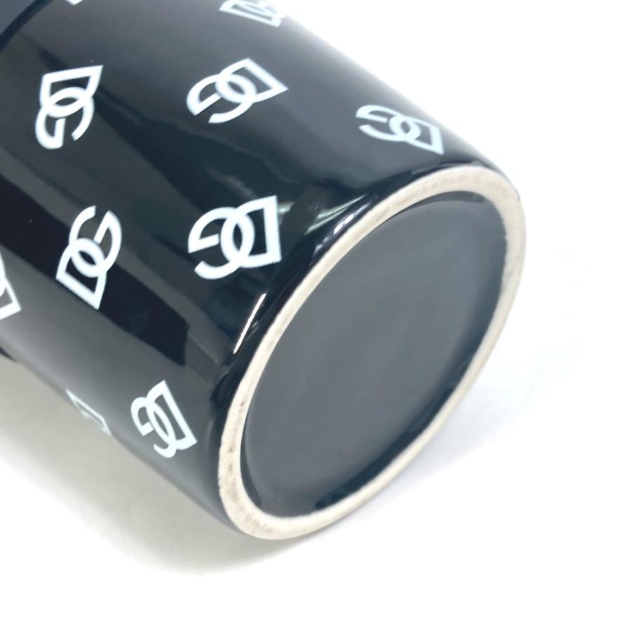 DOLCE&GABBANA ドルチェアンドガッバーナ DGロゴ 蓋付き 水筒 コップ カップ インテリア 食器 ボトル タンブラー ブラック 【中古】未使用 |  | 08