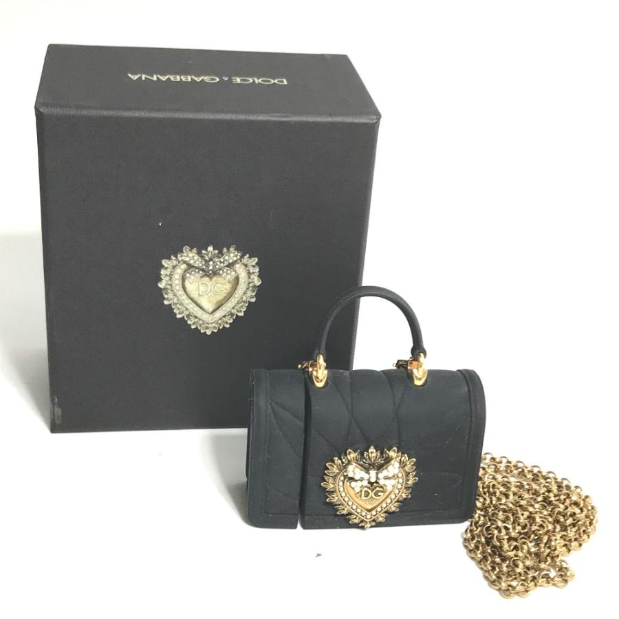 DOLCE&GABBANA ドルチェアンドガッバーナ バッグ型 ロゴ チェーン付き airpodsケース エアポッズ イヤホン イヤフォンケース 【中古】 |  | 01