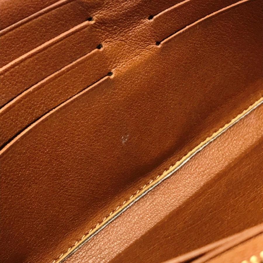 LOUIS VUITTON ルイヴィトン M58124 クラッチ・アメリア 2つ折り ロングウォレット マヒナ 長財布 コニャック ブラウン レディース【中古】 | LOUIS VUITTON | 04