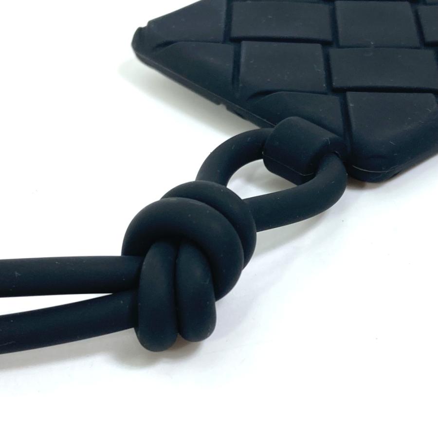 BOTTEGA VENETA ボッテガヴェネタ 680139 パスケース 名刺入れ イントレチャート ネックストラップ付き カードケース ラバー【中古】未使用 |  | 05