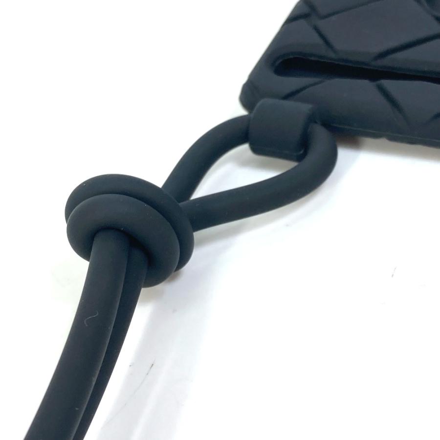 BOTTEGA VENETA ボッテガヴェネタ 680139 パスケース 名刺入れ イントレチャート ネックストラップ付き カードケース ラバー【中古】未使用 |  | 06