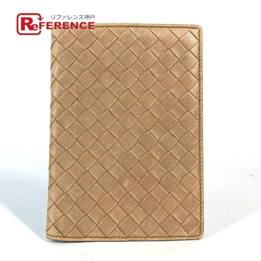 BOTTEGA VENETA ボッテガヴェネタ イントレチャート カバー ステーショナリー パスポートケース ベージュ ユニセックス【中古】 | 