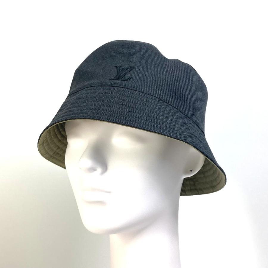 美品 ルイヴィトン シャポー モノグラム ハット ナイロン