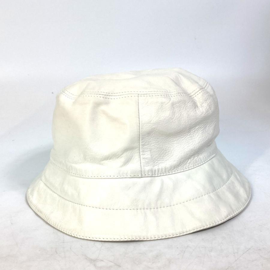 ルイヴィトン ハット - 白 レザー