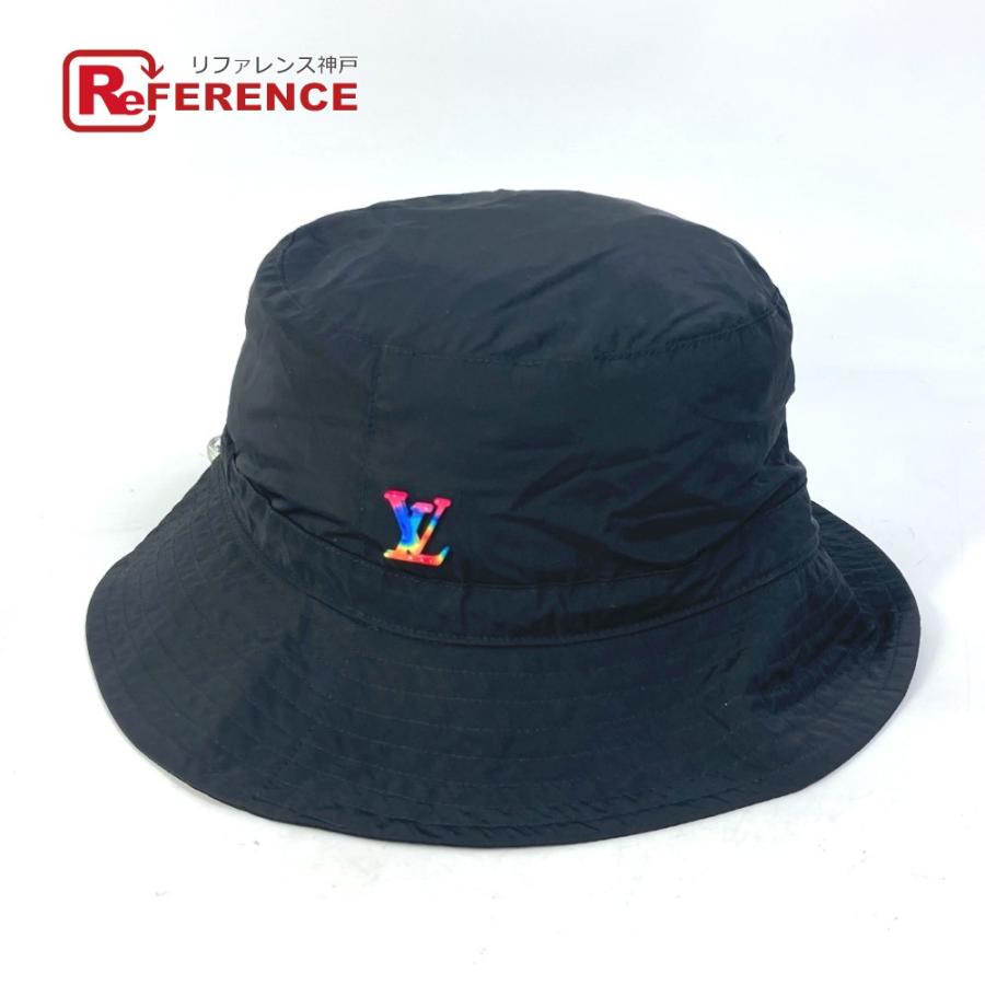 美品】ルイヴィトン バケットハット スカーフリボン ストライプ