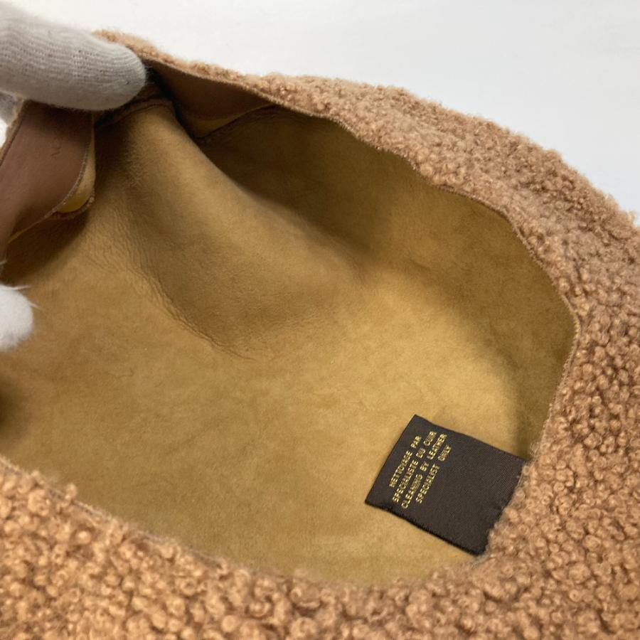 LOUIS VUITTON（ルイ・ヴィトン） ファー モコモコ 帽子 ベレー帽