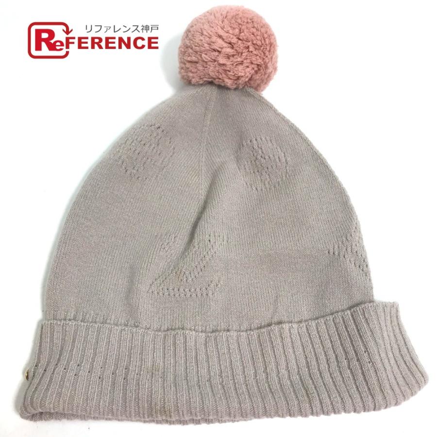 LOUIS VUITTON（ルイ・ヴィトン） M75540 ポンポン付き ビーニー 帽子