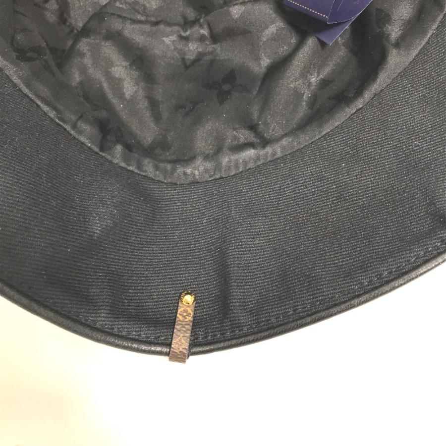 美品 LOUIS VUITTON ルイヴィトン M7054M バケットハットLV シティー ハット帽 帽子 バケットハット ボブハット ブラック【中古】 | LOUIS VUITTON | 04
